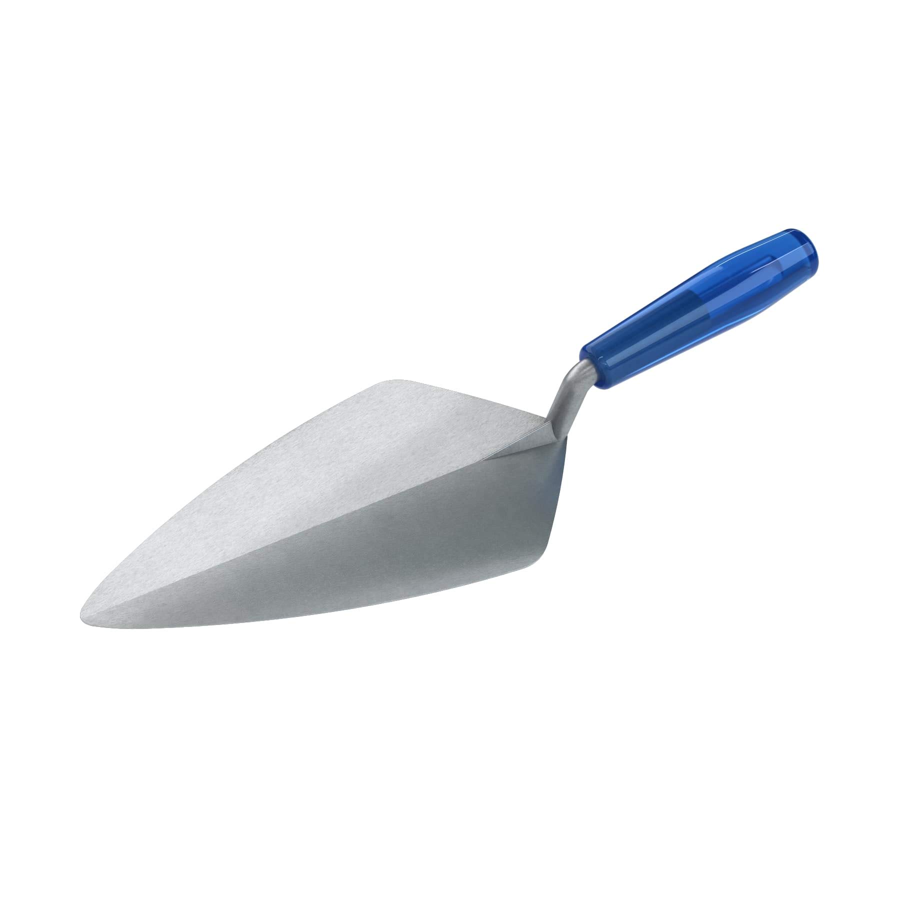 Bon 72-246 10.5-inch Pro Plus Carbon Steel Narrow London Masonry Trowel with Plastic Handle