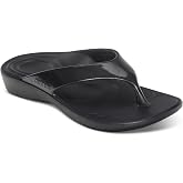 Aetrex Maui Orthopedic Flip Flops for Women Arch Support - Pressure Relief Water-friendly Shock Absorption Super Soft UltraSky EVA Foam Flip Flops