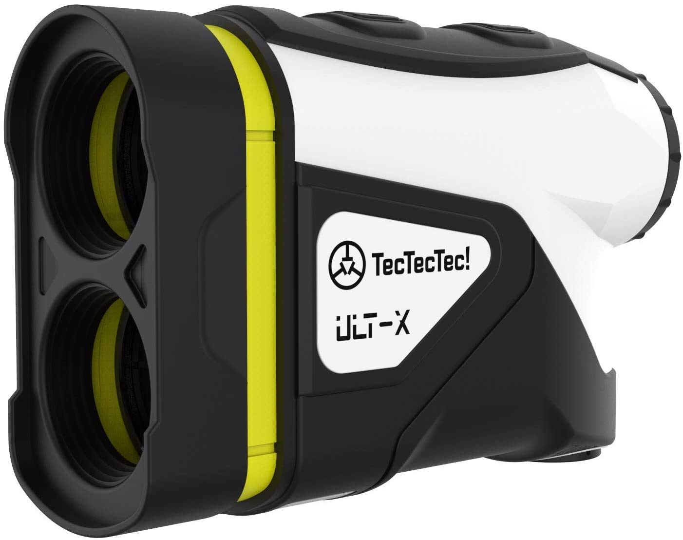 TecTecTec ULT-X Golf Rangefinder - Laser Range Finder with 1,000 Yards Range, Slope, Vibration, Easy Flagseeker and On/Off