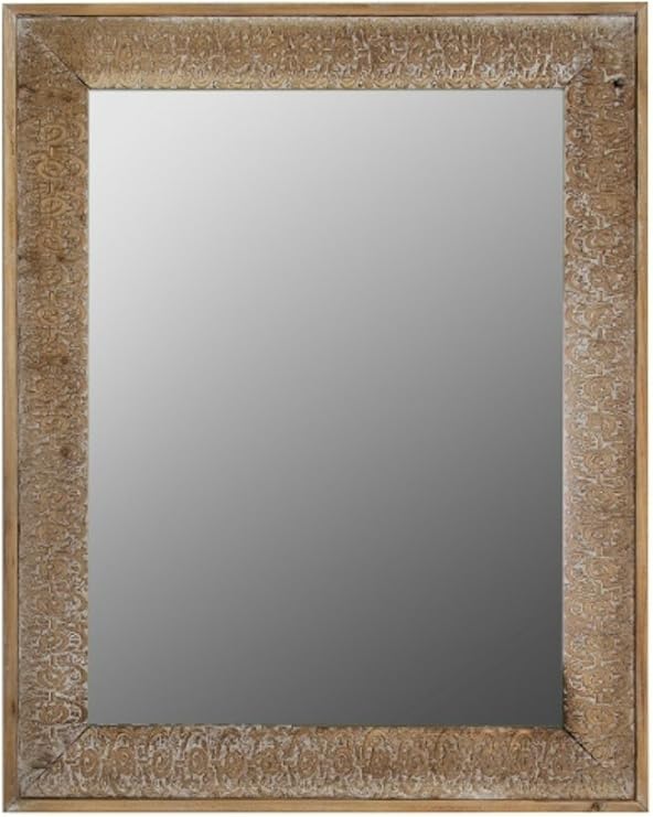 Elbmobel Wandspiegel Im Holzrahmen Shabby Chic Massiv Spiegel Barock Landhausstil Maritim 100 X 80 Cm Braun H98 X B78 X T5 Amazon De Kuche Haushalt
