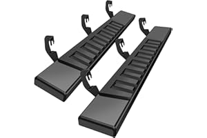 CLIMWA 6 inches Regular Running Boards Compatible with 2007-2018 Chevy Silverado/Gmc Sierra 1500 ; 2007-2019 2500/3500 Regular/Standard/Single Cab Side Steps Nerf Bars Black