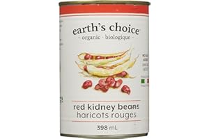Earth's Choice - Organic Red Kidney Beans, No Salt Added, 12 Count of 398ml