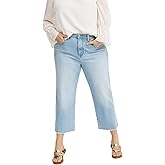 Torrid Women's Plus Size Jeans - Ankle Crop High-Rise Straight Jean