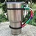 MOCE Handmade Paracord Handle for 30 oz. Tumbler, Colorful/Black