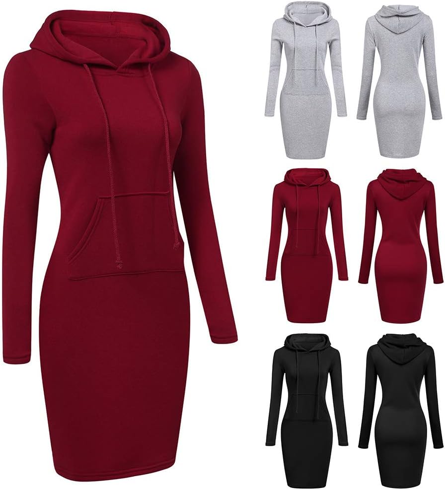 red long jumper dress