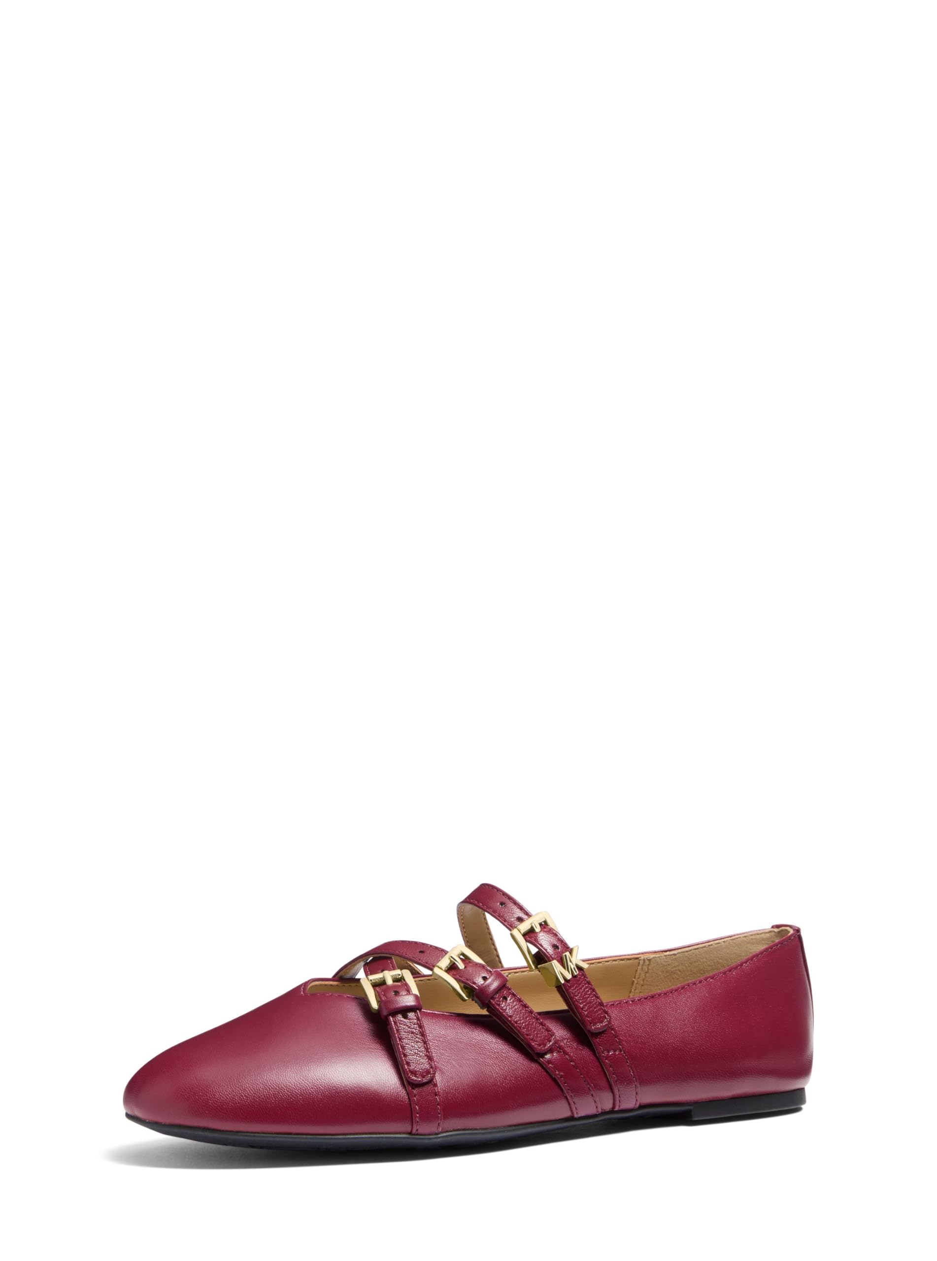 Michael Kors Women’s Indy Flex Ballet Flat, Mulberry, 8
