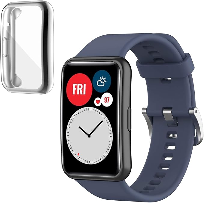 Braleto Strap compatible for Huawei Watch Fit, sports silicone watch