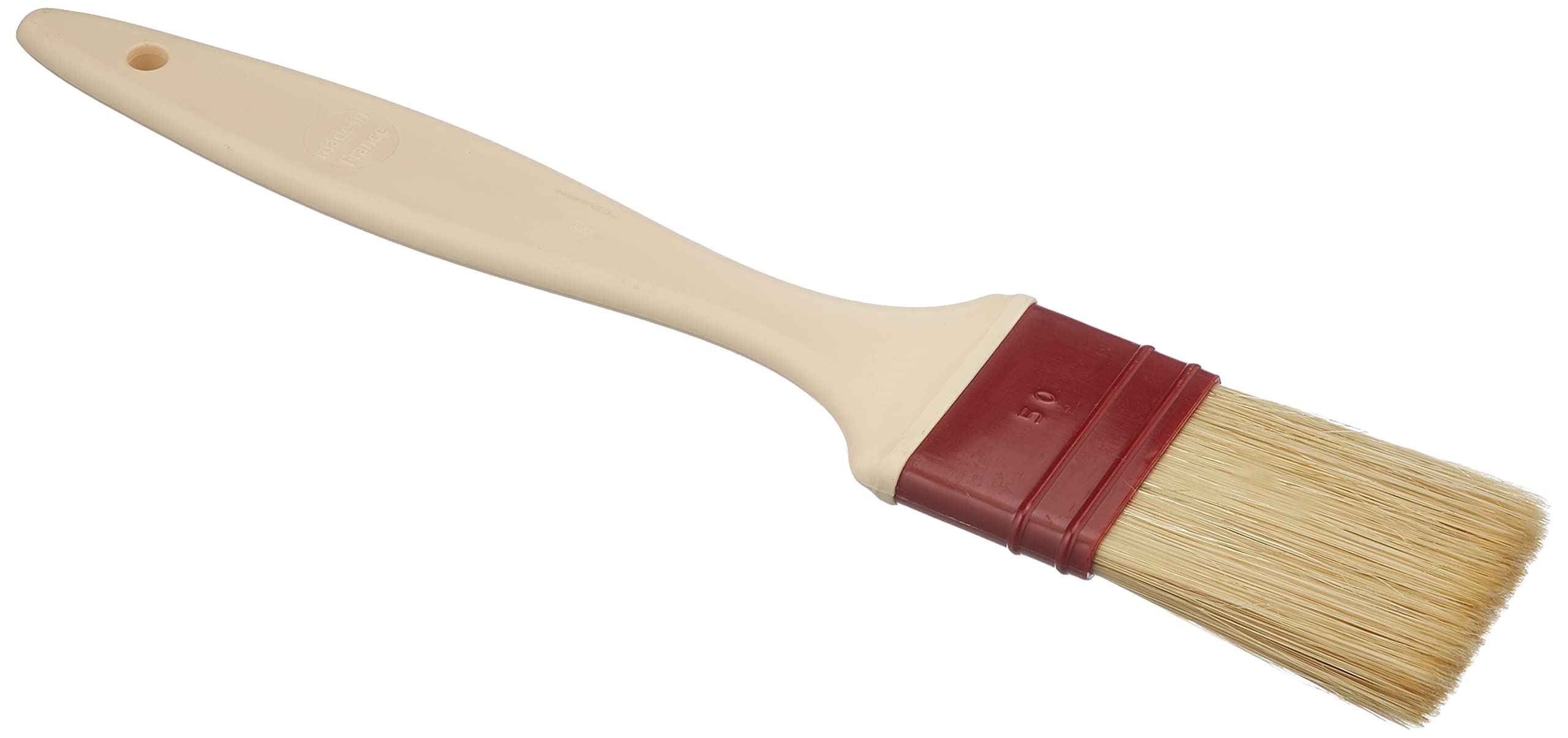 Matfer E445 Flat Bristles, Matfer Pastry Brush, 5 cm, Natural