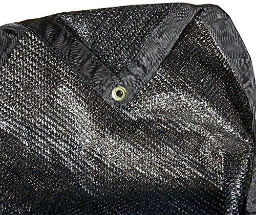 FJYW MN17-MS50-B1418   50% Shade Cloth, Shade Fabric, Sun Shade, Sail, Black Color,  14' x 18'