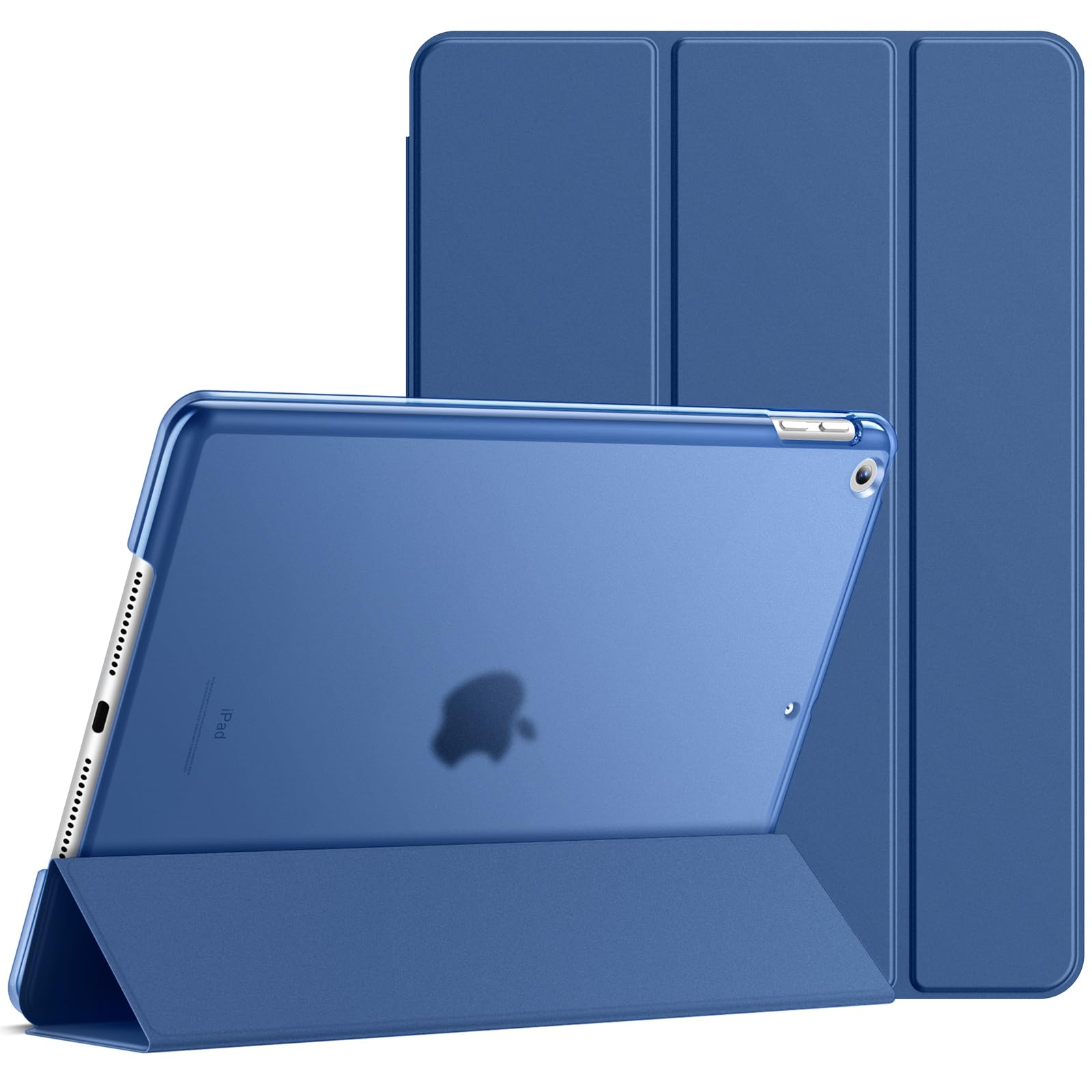 JETech Case for iPad 9/8/7 (10.2-Inch, 2021/2020/2019 Model, 9th/8th/7th Generation), Auto Wake/Sleep (Navy)