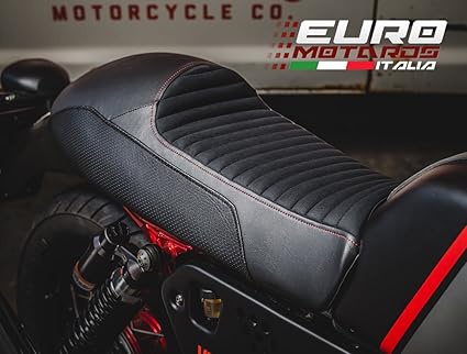 Luimoto Suede Seat Cover New For Moto Guzzi V7 Racer 2011 2016 Amazon Co Uk Car Motorbike