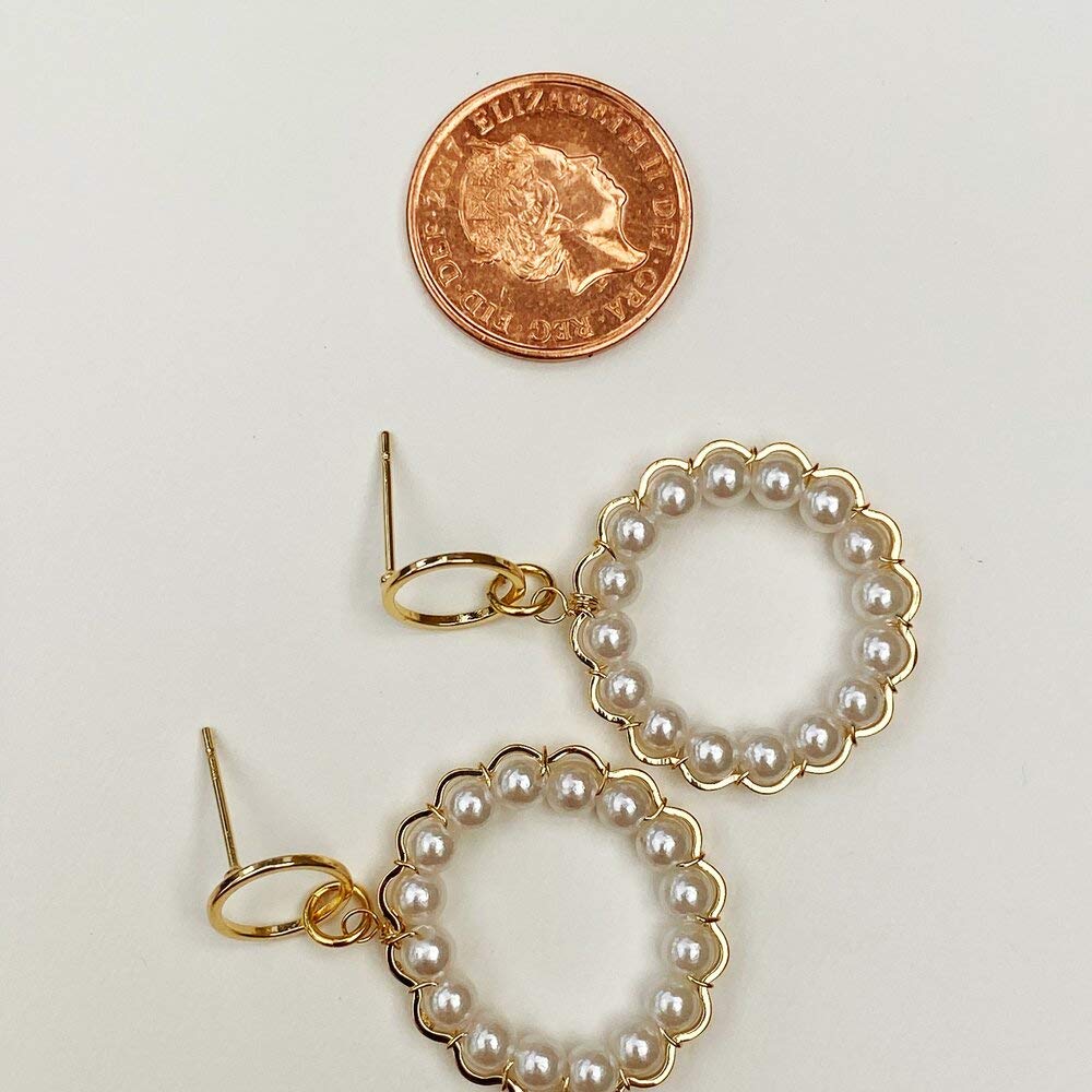 Pearl Wreath Stud Earrings (Copy) Amazon.co.uk Handmade
