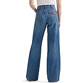 Wrangler Womens Yvette High Rise Wide Leg Jean