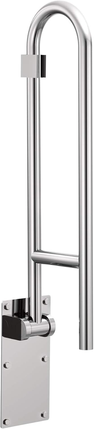 Moen R8960FD 30-Inch Flip-Up Screw-In Bathroom Grab Bar with Textured Grip, Stainless: Home Improvement