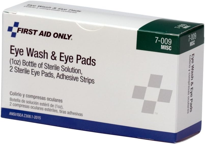 First Aid Only 7-009 5 Piece Eye Wash Kit: Industrial & Scientific