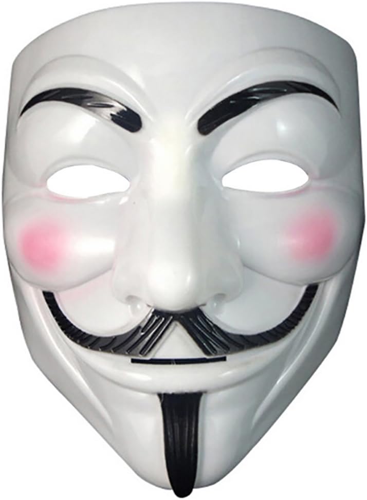 GEEKSLIFE Máscara ANÓNIMA Anonymous V para Vendetta REVOLUCIÓN