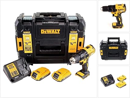 Dewalt Dcd 777 D2 18 V Brushless Li Ion Perceuse Visseuse Compacte Sans Fil Coffret Tstak 2x Batteries 2 Ah Akku 1x Chargeur Dcb 115 Amazon Fr Bricolage
