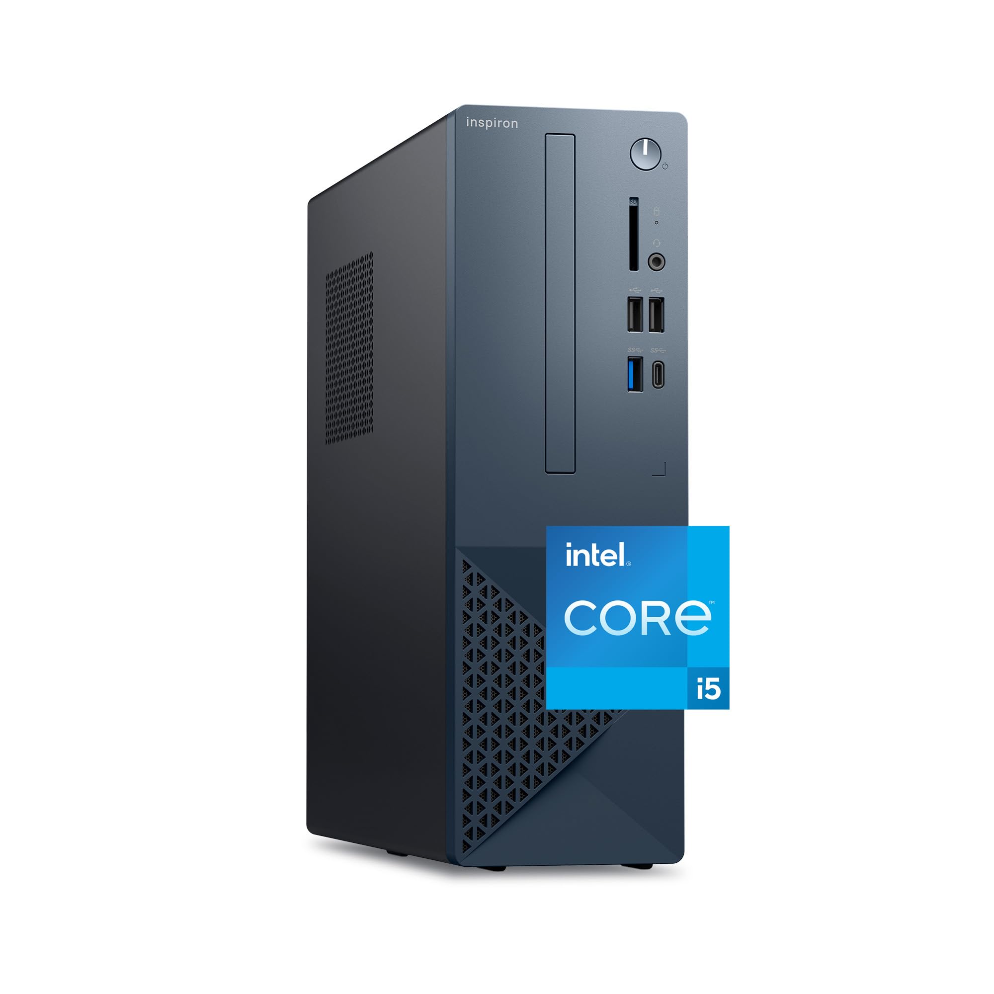 Dell Inspiron 3030s Small Desktop - Intel Core i5-14400 Processor, 16GB DDR5 RAM, 512GB SSD, Intel UHD 730 Graphics, Windows 11 Home, Onsite Migrate Support - Mist Blue