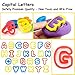 Dear Deer Clay Dough Tool Play Dough Tools for Kids with Capital Letters Cookie Cutters Various Shape Modeling Dough Clay Party Pack Mega Tool Playset 44 Pieces