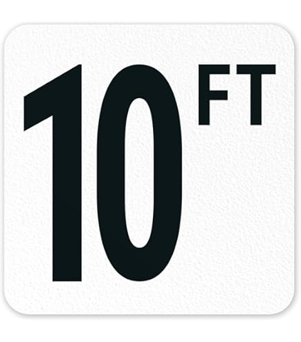 Amazon.com: SmartSign 5 FT Pool Depth Marker, 4