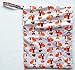 Wet Dry Bag Baby Cloth Diaper Nappy Bag Reusable with Two Zippered Pockets (Fox)