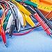 30PCS Alligator Clips Electrical, Eiechip Insulated Alligator Clips with Wires Test Cable Double-Ended Clips, Alligator Clips Insulated Test Cable 5 Colors 30Pieces 20inches(Big/Medium/Small)