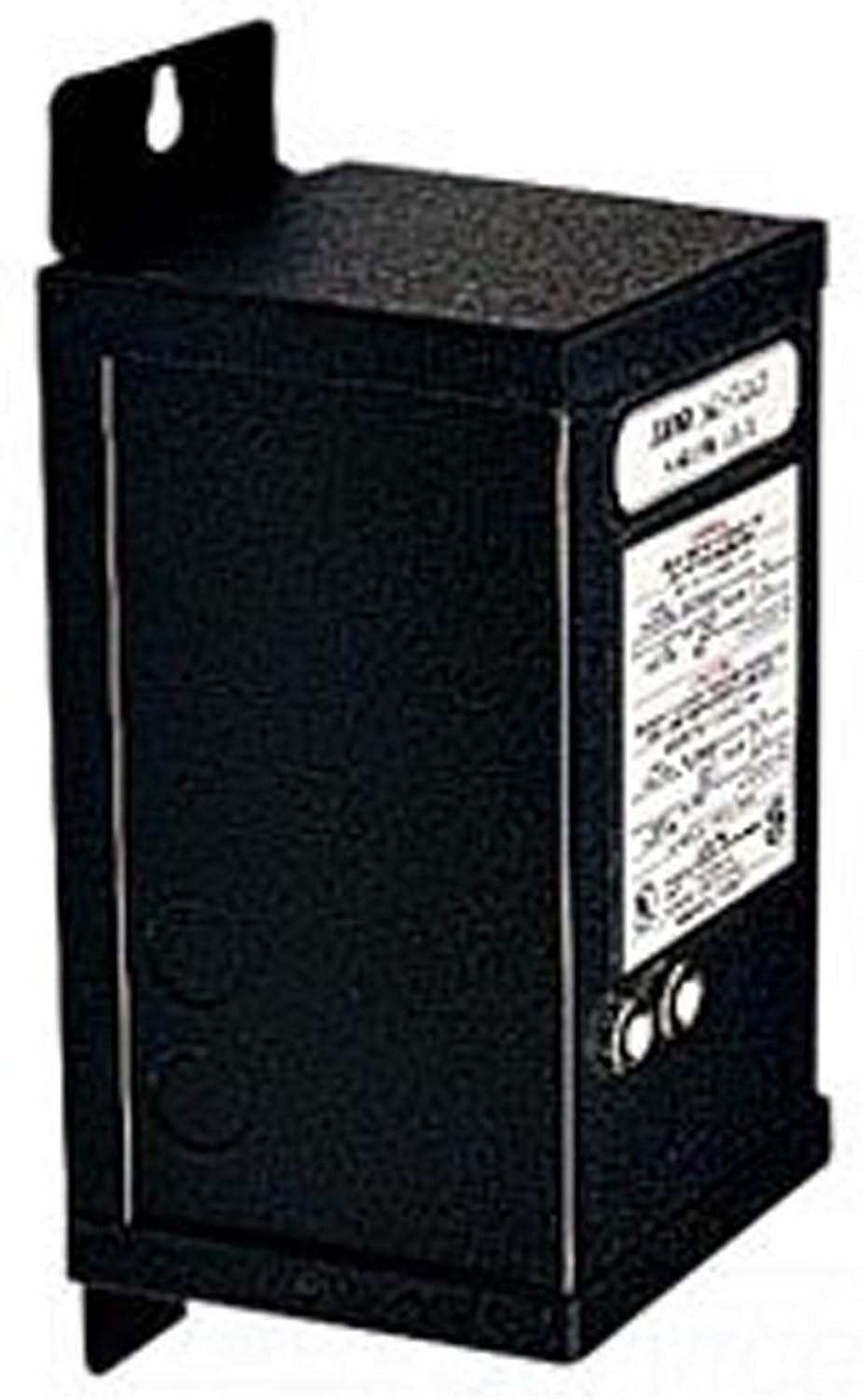 Track and Rail Transformer in Black Finish Voltage Track Lighting