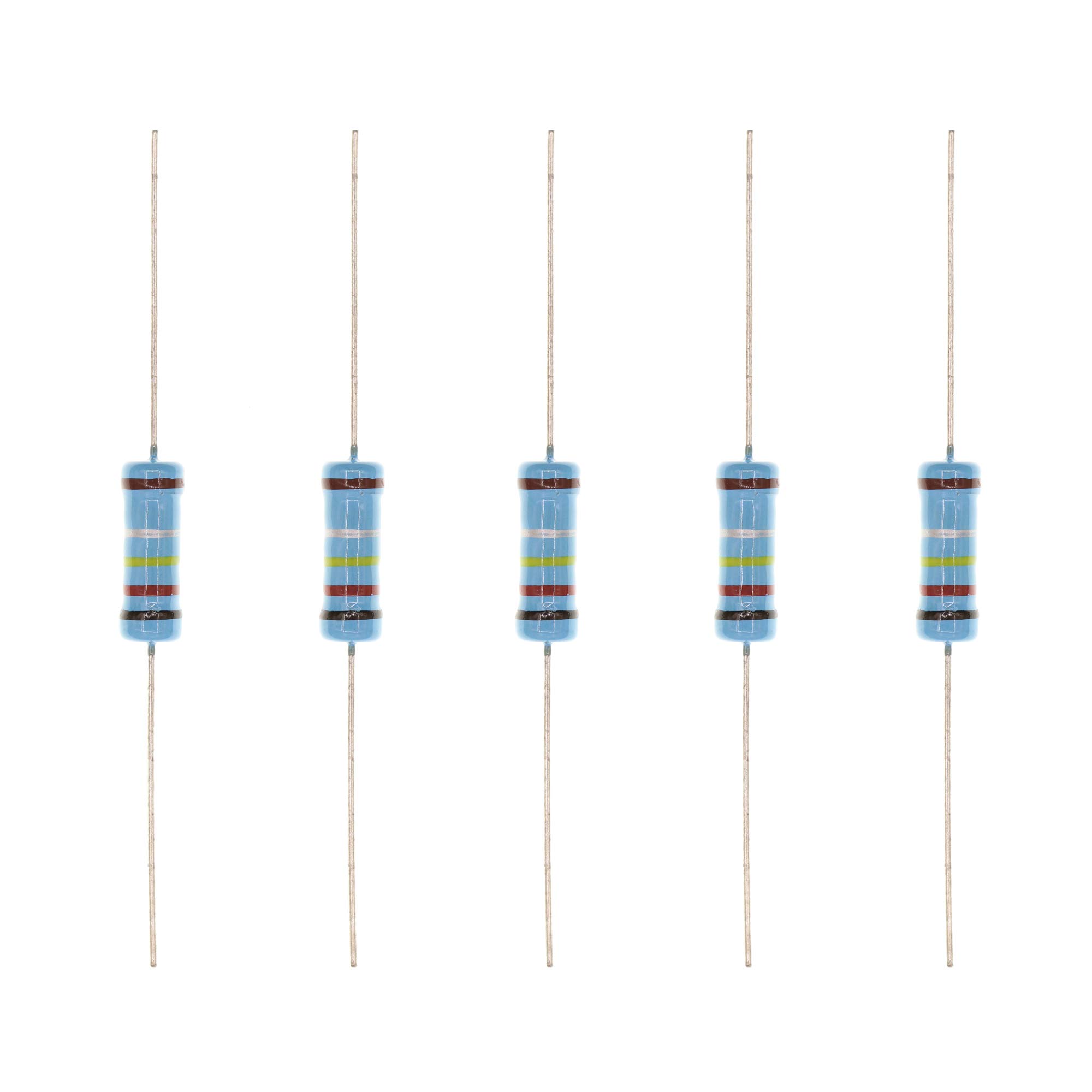 HUABAN 20PCS 3W 3 Watts 0R24 0.24 Ohm 1% Metal Film Resistor