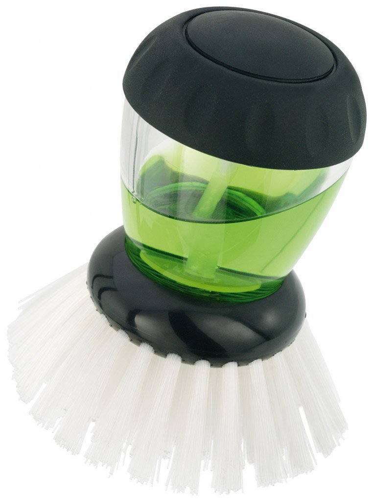 Judge Dish Brush with Washing Up Liquid Soap Dispenser