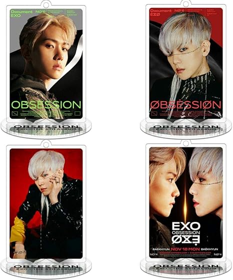 Amazon Co Jp Exo ベッキョン 人型のパネル 4点セット ホビー 通販