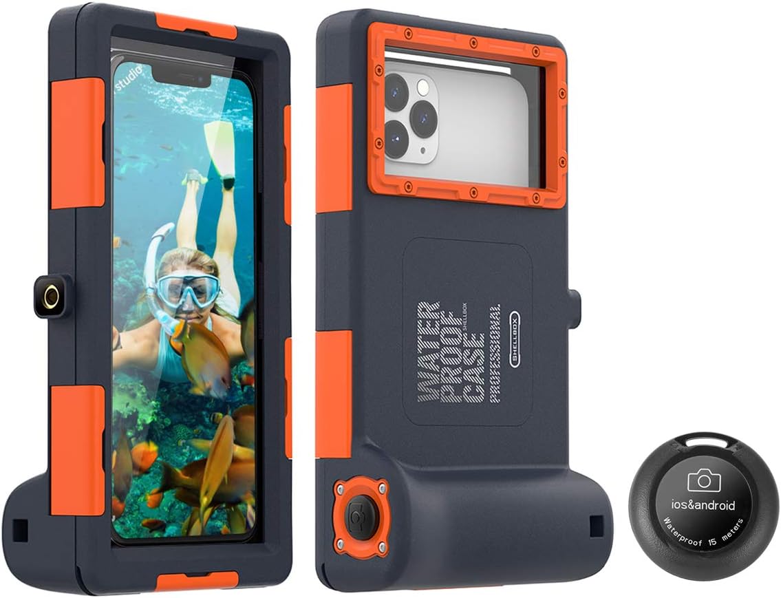 AICase Universal Waterproof Case with Bluetooth Selfie,Remote Control