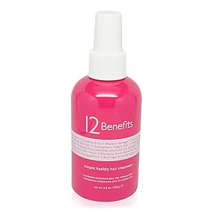12 Benefits Instant Healthy Hair Treatment for Unisex, 6 Ounce