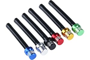 JMHNEWHOPE Motorcycle Breather Hose Gas Fuel Tank Cap Vent, 6 Motorcycle Gas Cap Vent Hose Tube, Aluminum Universal Breathing Tube Hose Fits All Off-Road Motorcycles, ATVs, Fits Pit Dirt Bike Motorcycle