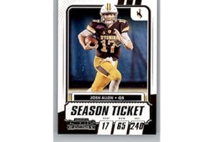 2021 Panini Contenders Draft Season Ticket #5 Josh Allen Wyoming Cowboys Football Trading Card