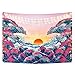Sevenstars Ocean Wave Tapestry Sunset Tapestry 3D Great Wave Tapestry Japanese Tapestry for Room…