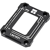 ITleads Thermalright LGA 1851 CPU Contact Frame - Black Aluminum Alloy - Prevents CPU Bending - Motherboard Mount