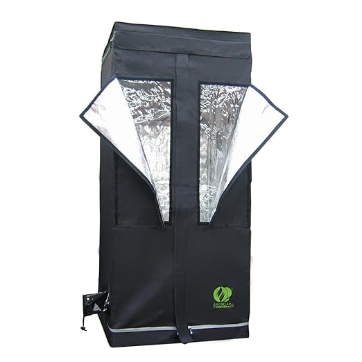 Growlab Gartenbauraum 31 In x 31 In x 71 In schwarz: Amazon.de: Garten