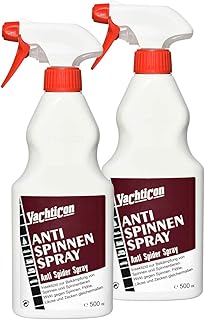 YACHTICON Anti Spinnen Spray - 2 Flaschen zu je 500ml = 1 Liter
