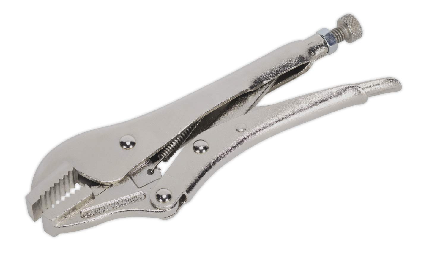 Sealey Ak6822 Locking Pliers Straight Jaws 185Mm 0-30Mm Capacity
