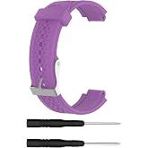 RuenTech Compatible for Forerunner 25 Bands Small Replacement Silicone Strap Wrist Band Compatible with Garmin Forerunner 25 Smartwatch-Woman