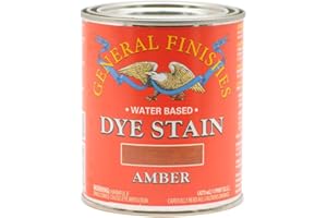 General Finishes Water Based Dye, 1 Pint, Amber