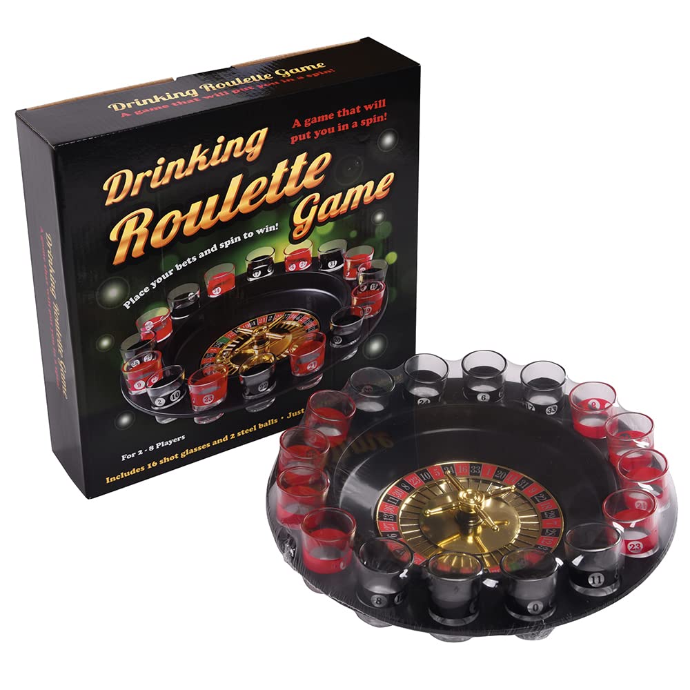 Diabolical Drinking Roulette Game - funny party drinking game for teens and adults