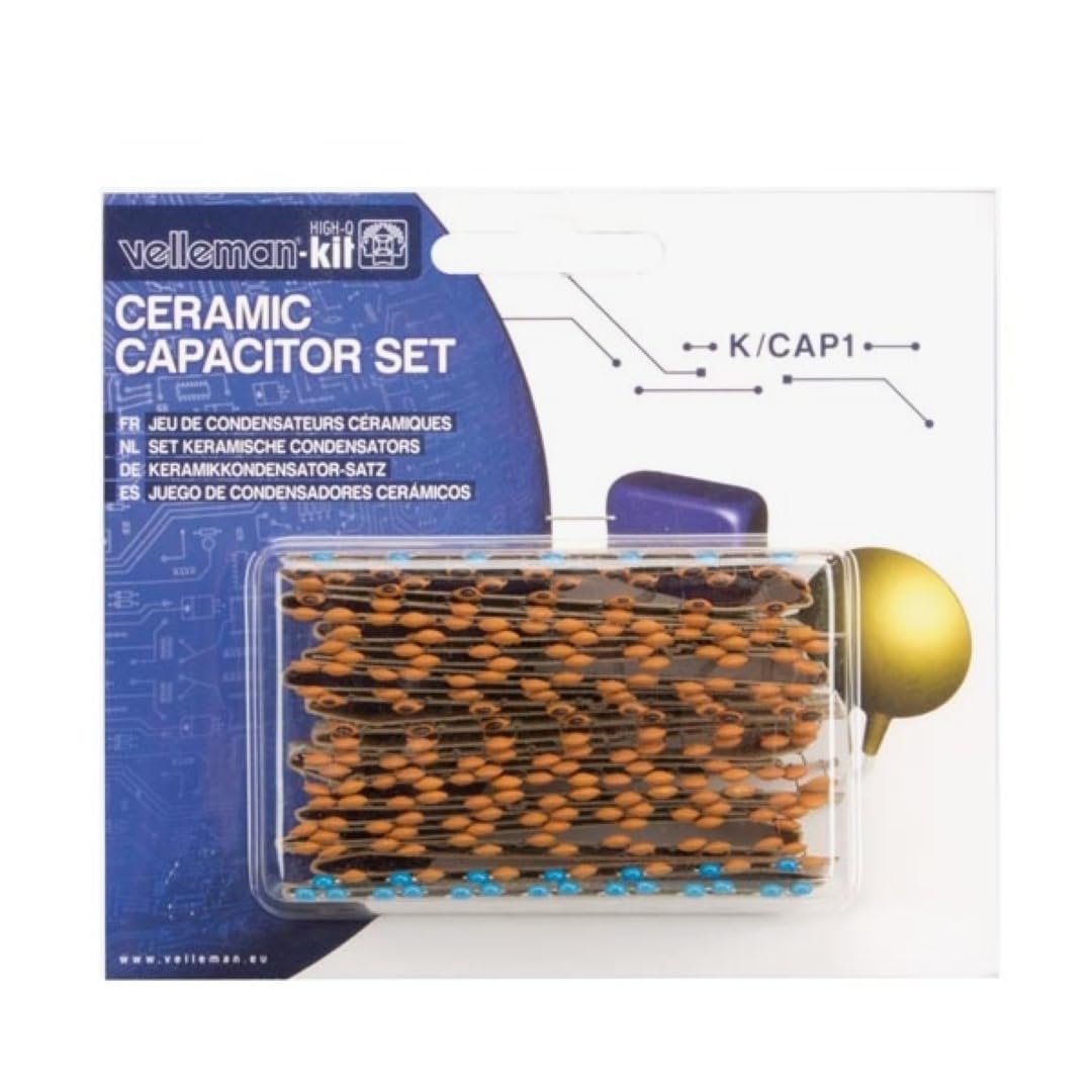 Velleman K/CAP1 Ceramic Capacitor Set, Multicolored