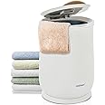 COSTWAY Towel Warmer for Bathroom, 21L Large Towel Heater with Flip-top Lid, Child Safety Lock, 1H Auto Shut Off, Blanket Warmer for Towels, 45” x 70” Bathrobes, Bathroom, Gift for Family