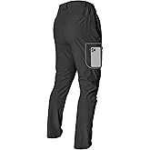 Men's Hiking Cargo Pants Lightweight Quick-Dry Waterproof Stretch Work Fishing Travel Outdoor Pants with 6 Pockets