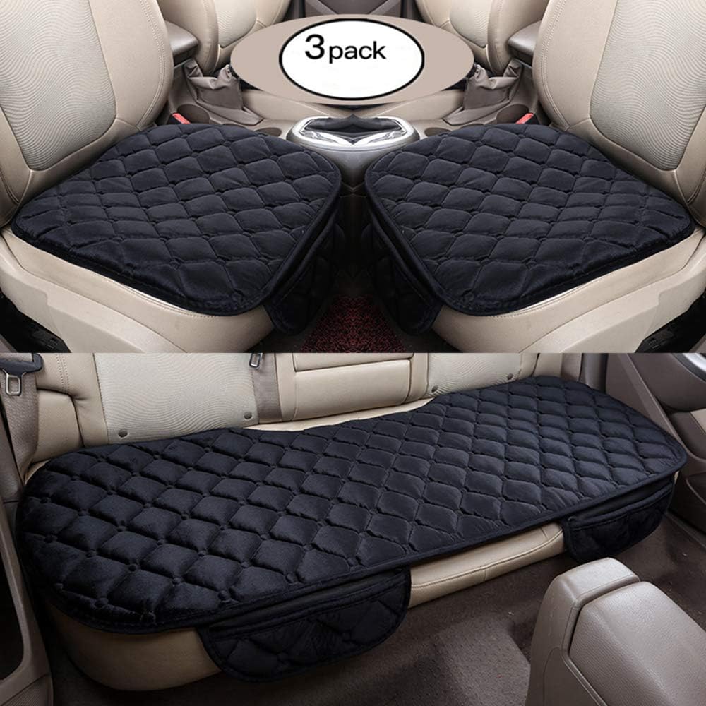 HONCENMAX Soft Car Seat Cover Cushion Pad Mat Protector for Auto Supplies for Sedan Hatchback SUV