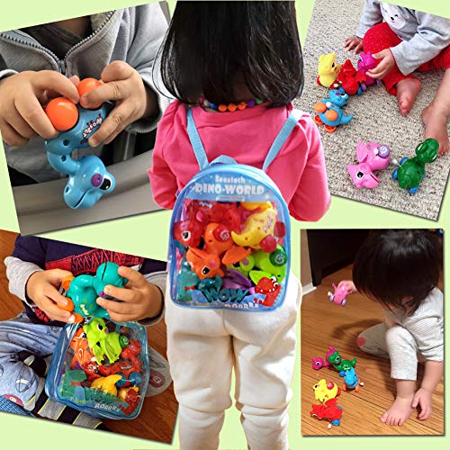 4 Dinosaur+Pull+Back+Toddlers+Birthday+Supplies