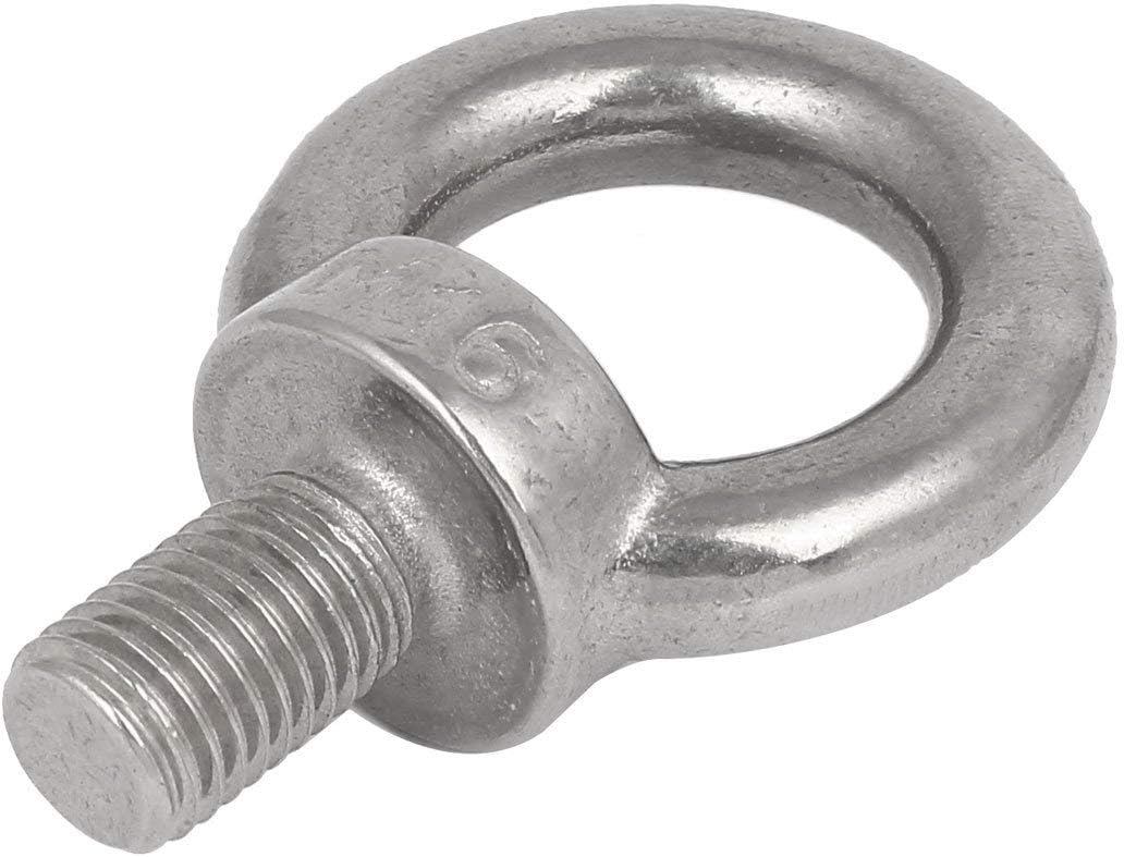 ELECTROPRIME M16 304 Stainless Steel Ring Shape Machinery Shoulder Lifting Eye Bolt
