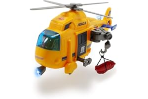 Dickie Toys 194451 Toy Helicopter Vehicle, Yellow