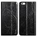 iPhone 6s Plus/6 Plus Case, Benuo [Vintage Book Series] [Card Holder] Genuine Leather Case [Ultra Soft], Folio Case Flip Cover with Stand Function for Apple iPhone 6s Plus/6 Plus 5.5 inch (Black)